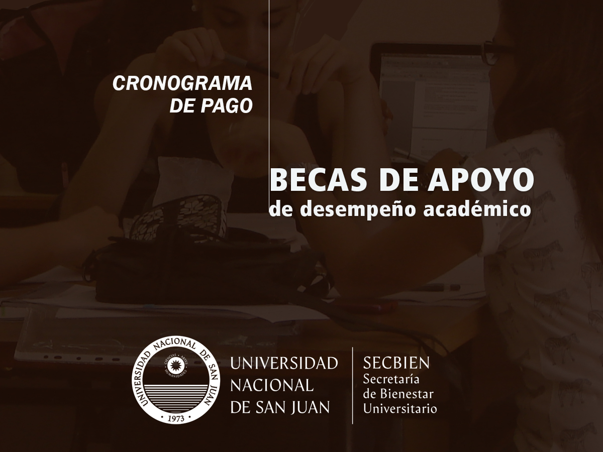 Cronograma de pago de Becas