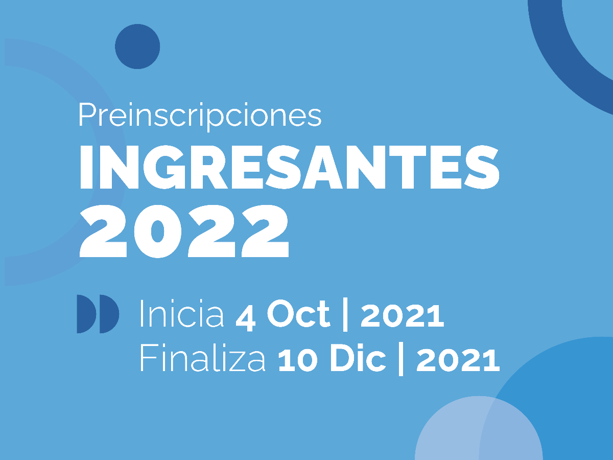  Pre Inscripciones para ingresantes 2022