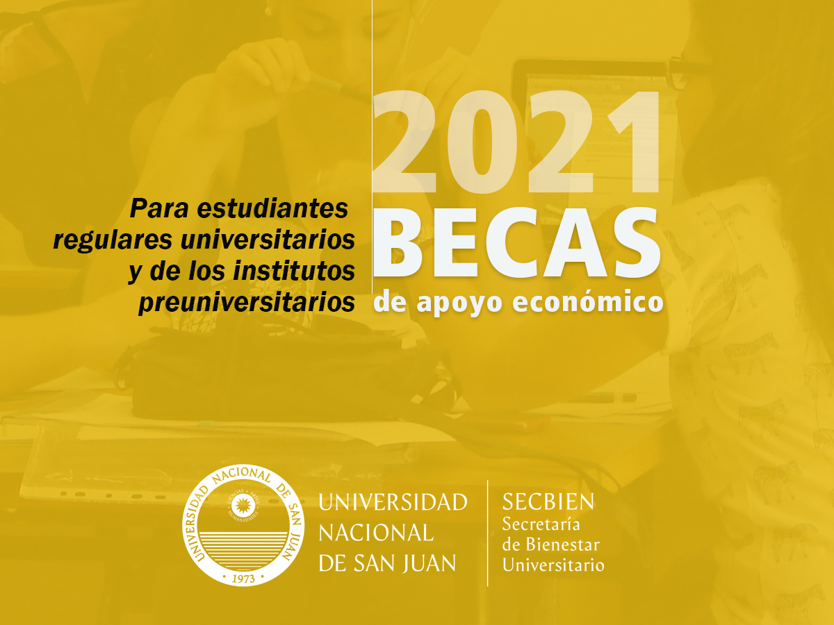 Inscripciones abiertas a Becas de Apoyo económico